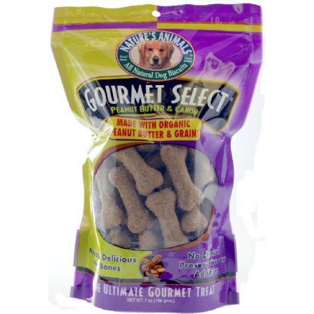 Natures Animals Gourmet Select Peanut Butter and Carob Mini -7 oz