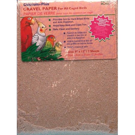 Penn Plax Calcium Plus Gravel Paper for Caged Birds - PetStoreNMore