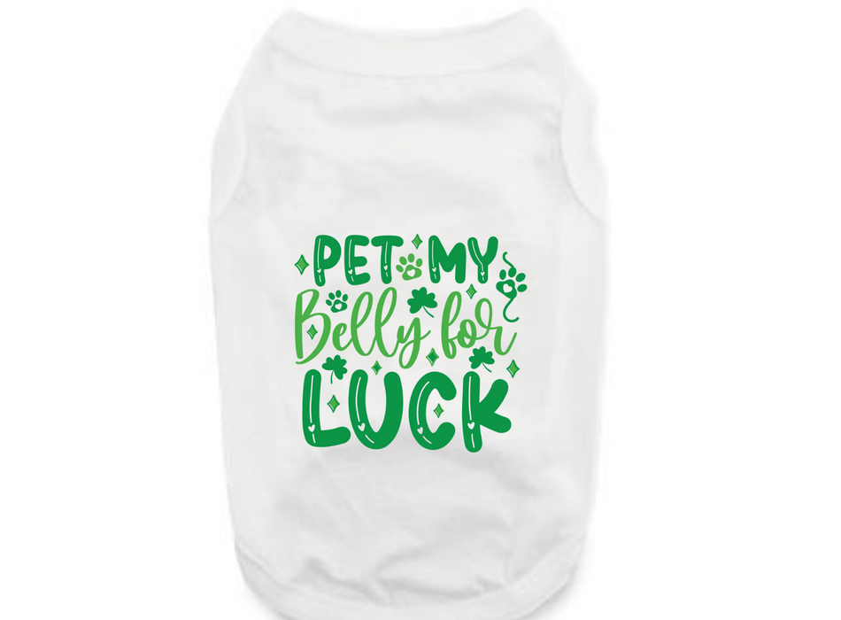 St. Patrick's Day Tee Shirt: Pet My Belly