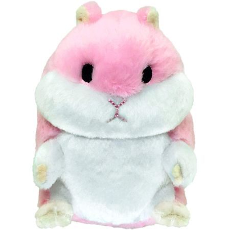 Petsport Tiny Tots Fat Hamster Plush Dog Toy Pink