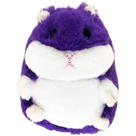 Petsport Tiny Tots Fat Hamster Plush Dog Toy Purple