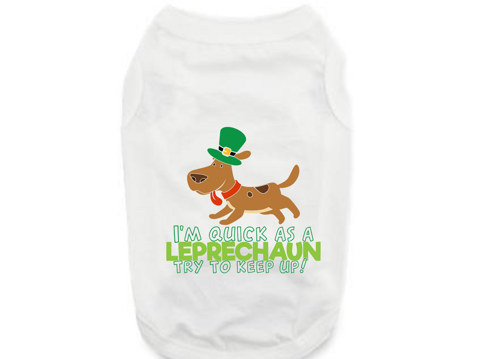 St. Patrick's Day Tee Shirt: Quick Dog
