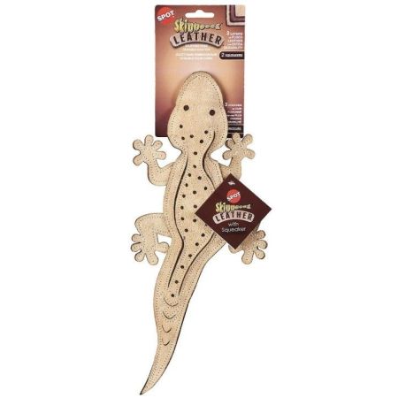 Skinneeez Leather Lizard Dog Toy