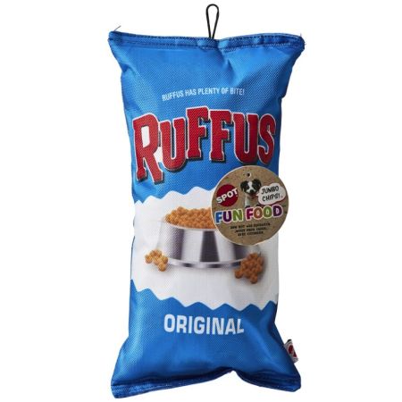 Spot Fun Food Ruffus Chips Plush Dog Toy