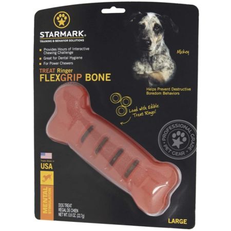 Starmark Flexigrip Ringer Bone Large