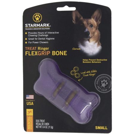 Starmark Flexigrip Ringer Bone Small