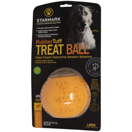 Starmark RubberTuff Treat Ball Large