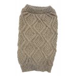 Outdoor Dog Fisherman Dog Sweater - Taupe