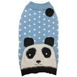 Fashion Pet Panda Dog Sweater Blue