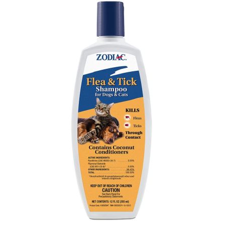 Zodiac Flea & Tick Shampoo For Dogs & Cats