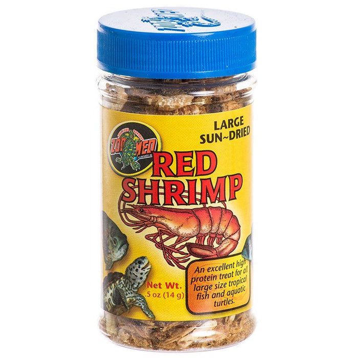 Zoo Med Large Sun-Dried Red Shrimp - PetStoreNMore