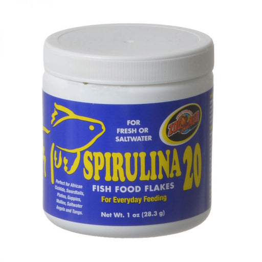 Zoo Med Spirulina 20 Flakes Fish Food - PetStoreNMore