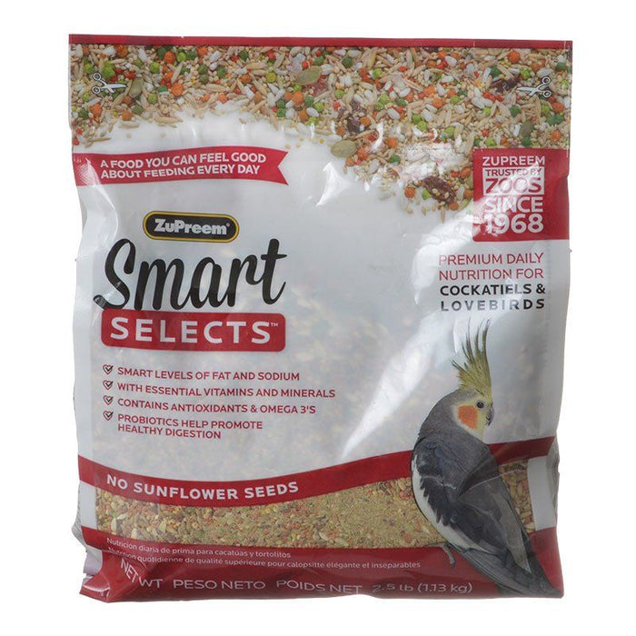 ZuPreem Smart Selects Bird Food for Medium Birds - 2.5 lbs - PetStoreNMore
